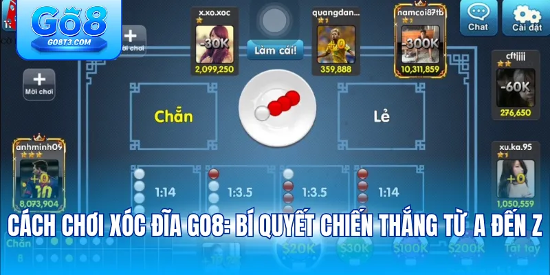 cách chơi xóc đĩa Go8: bí quyết chiến thắng từ A đến Z